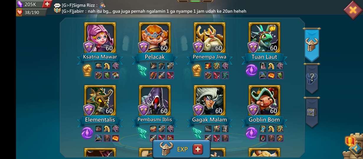 Penjualan akun permainan Lords Mobile Penjualan akun permainan Lords Mobile